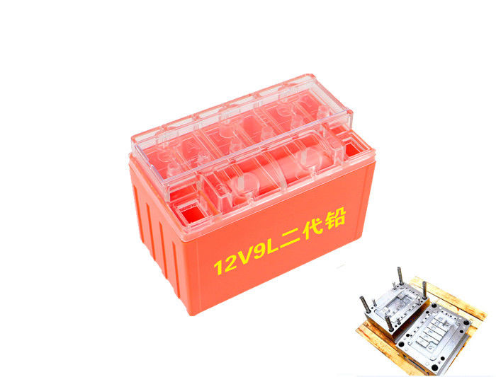 12V9L Injection Molding , Battery Box Mould  / Multi Material Injection Molding